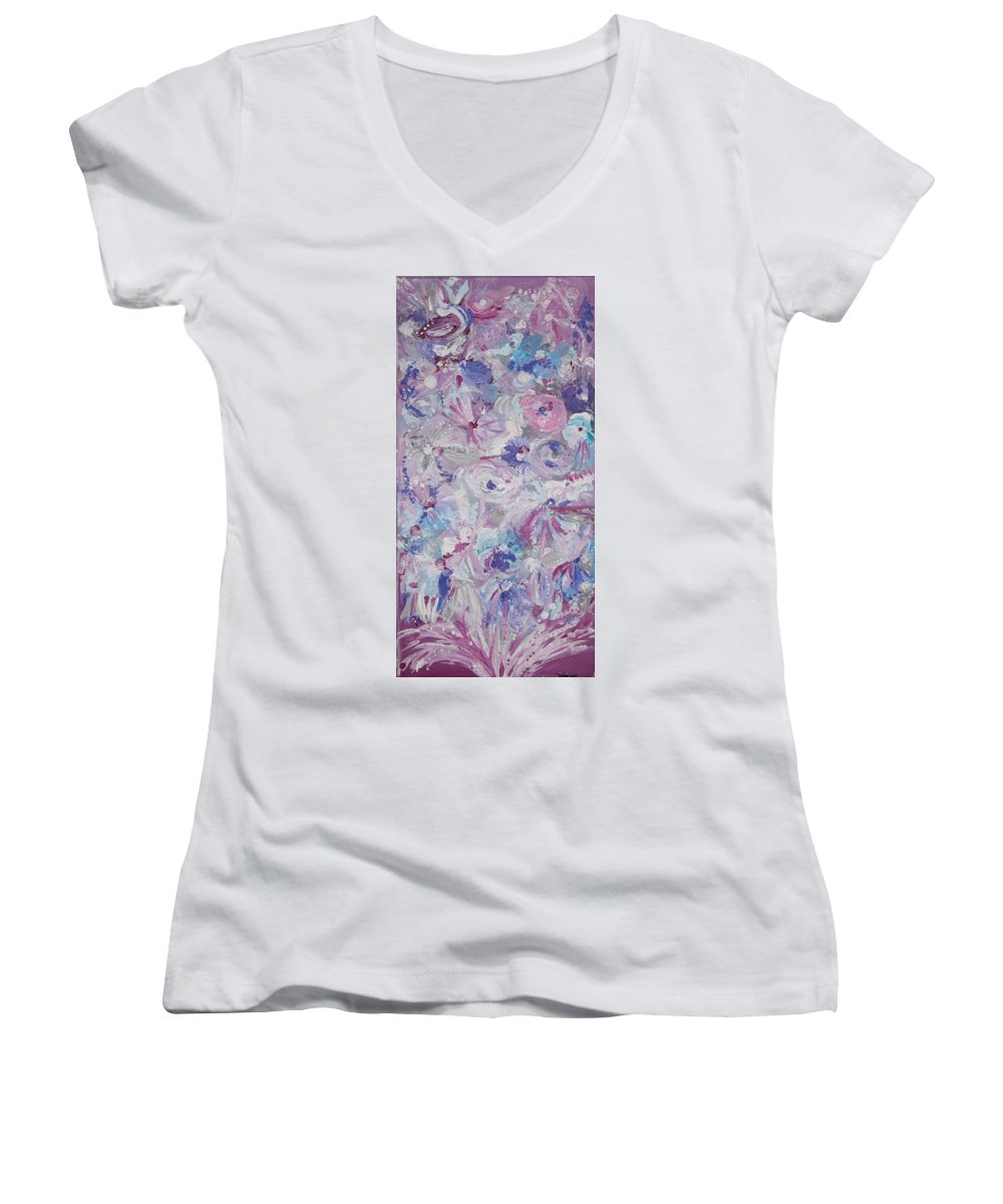 Purple Bloom - Blooming Collection  - Women's V-Neck