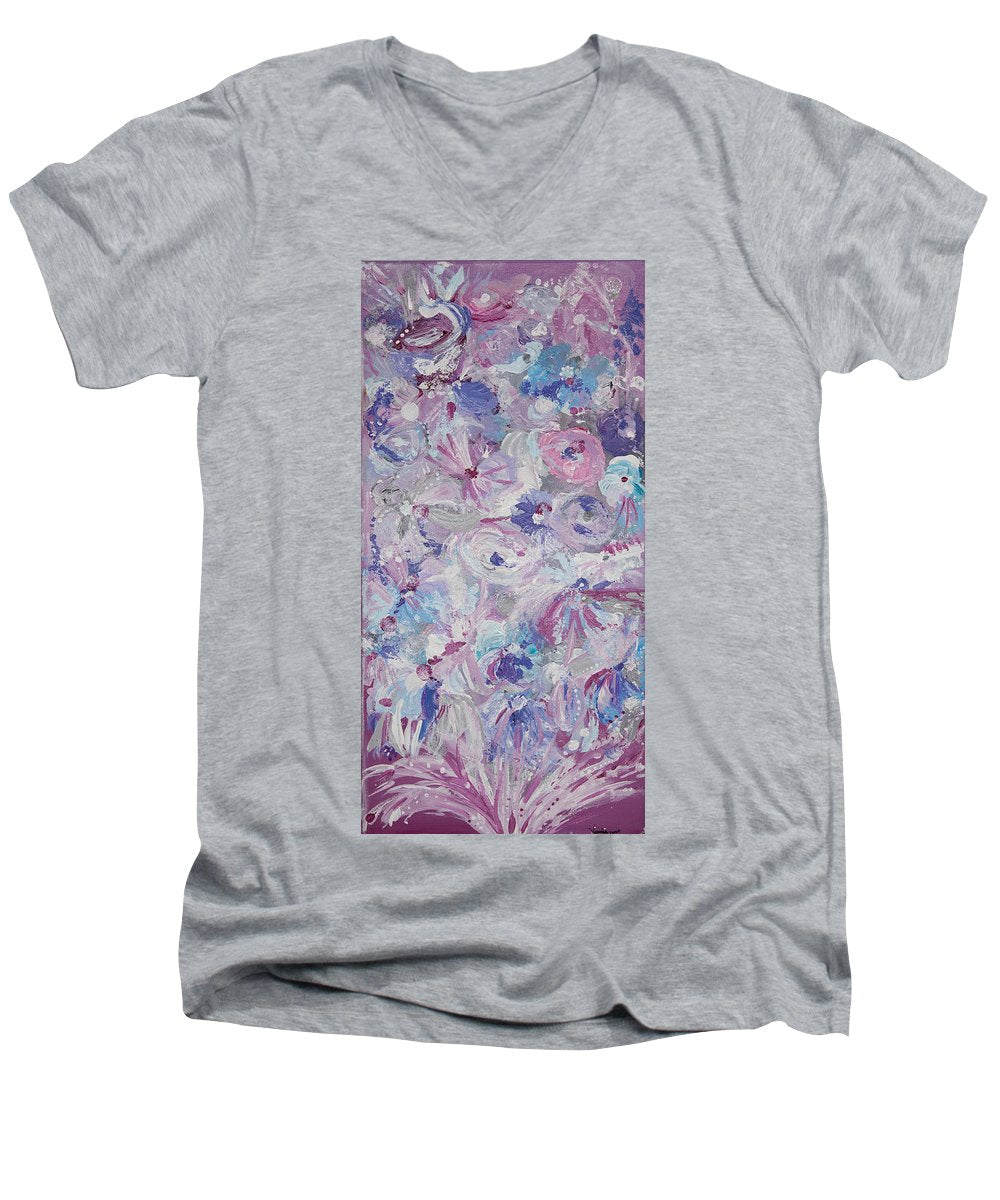 Purple Bloom - Blooming Collection  - Men's V-Neck T-Shirt