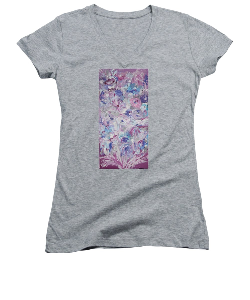 Purple Bloom - Blooming Collection  - Women's V-Neck