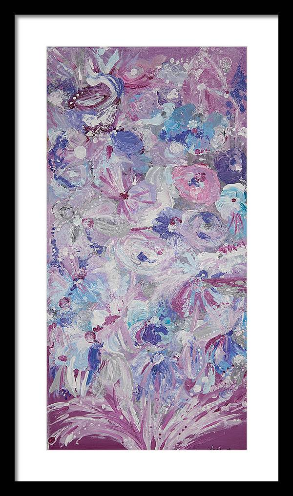 Purple Bloom - Blooming Collection  - Framed Print