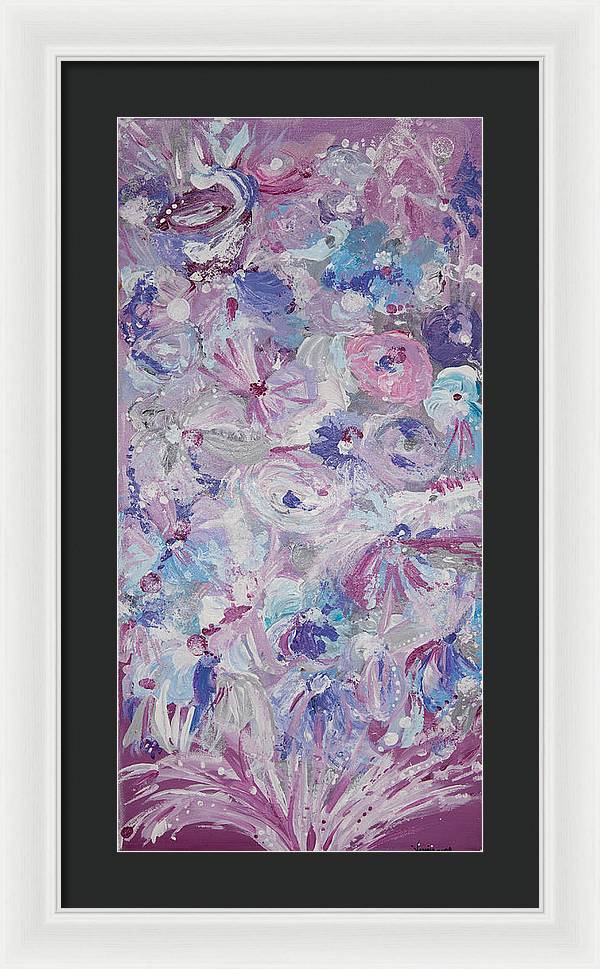 Purple Bloom - Blooming Collection  - Framed Print