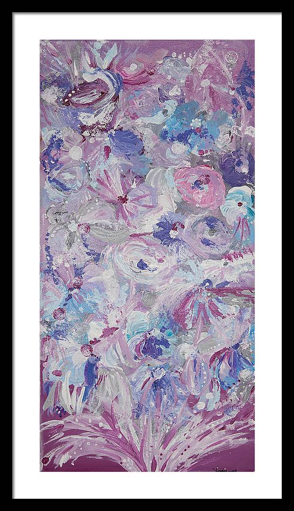 Purple Bloom - Blooming Collection  - Framed Print