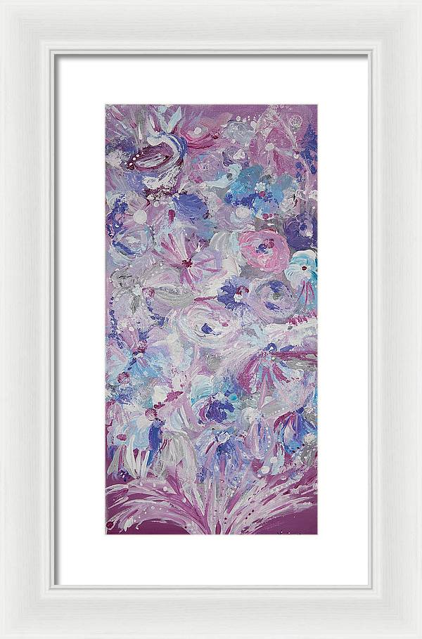 Purple Bloom - Blooming Collection  - Framed Print