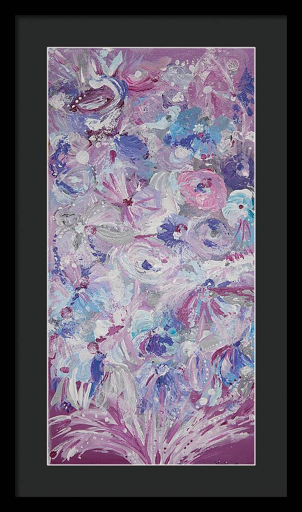 Purple Bloom - Blooming Collection  - Framed Print