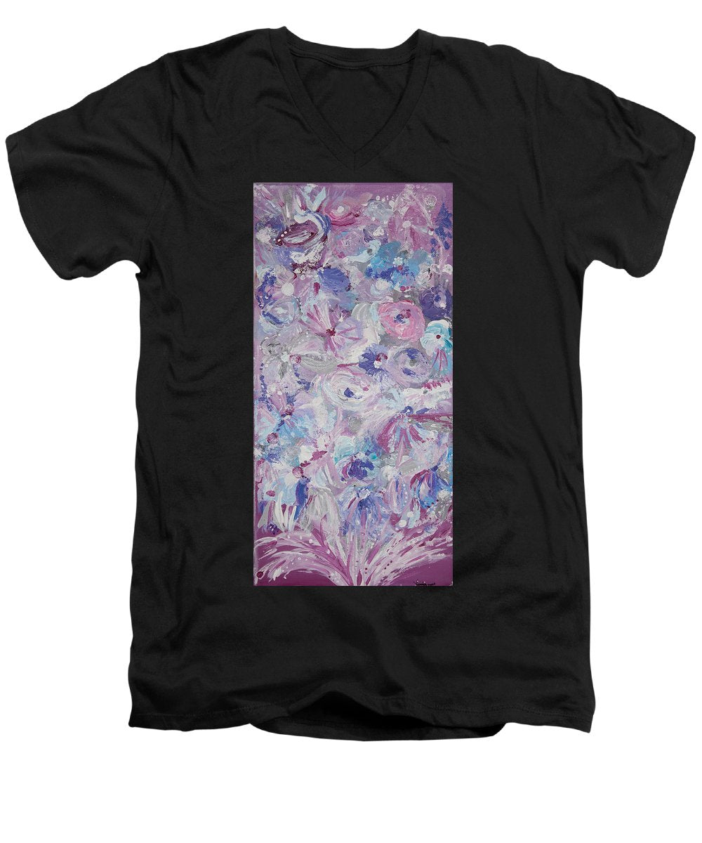 Purple Bloom - Blooming Collection  - Men's V-Neck T-Shirt