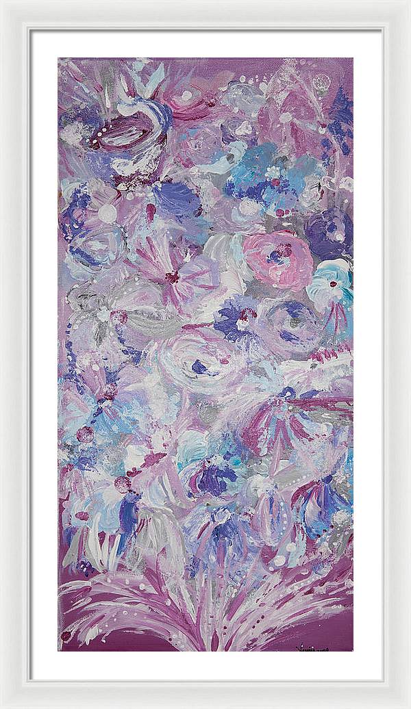 Purple Bloom - Blooming Collection  - Framed Print