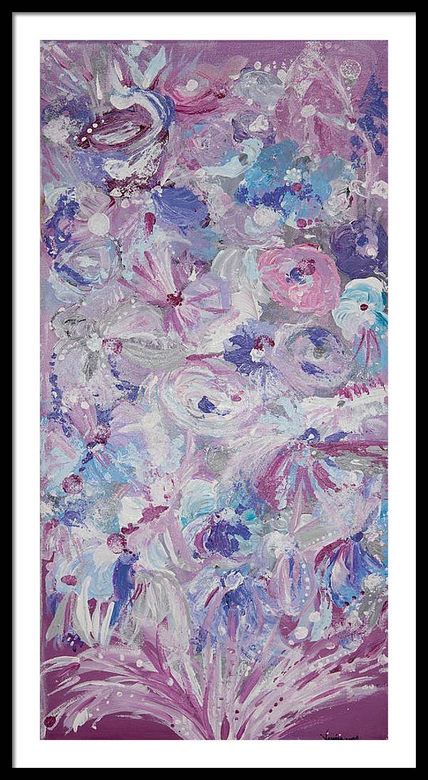 Purple Bloom - Blooming Collection  - Framed Print