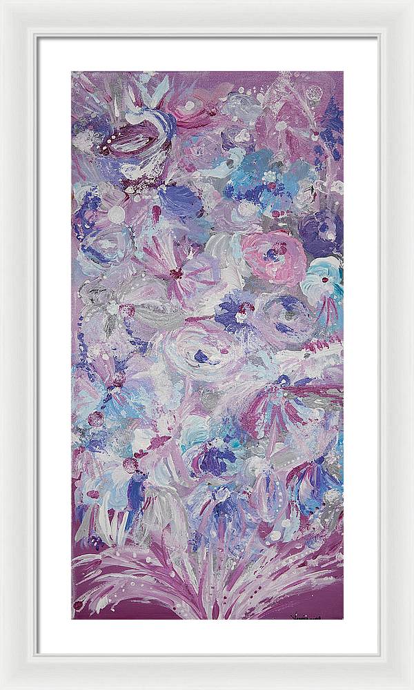 Purple Bloom - Blooming Collection  - Framed Print