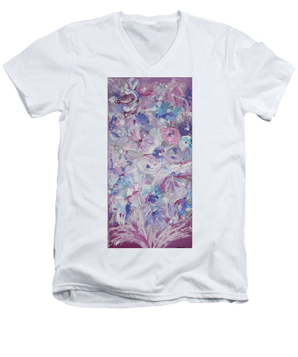 Purple Bloom - Blooming Collection  - Men's V-Neck T-Shirt