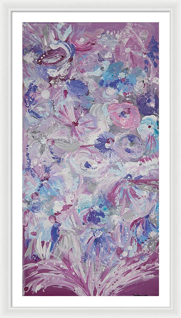 Purple Bloom - Blooming Collection  - Framed Print