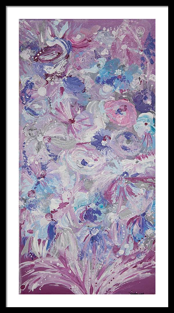 Purple Bloom - Blooming Collection  - Framed Print