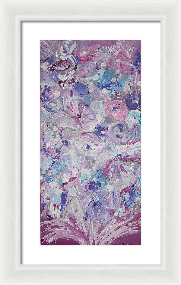 Purple Bloom - Blooming Collection  - Framed Print