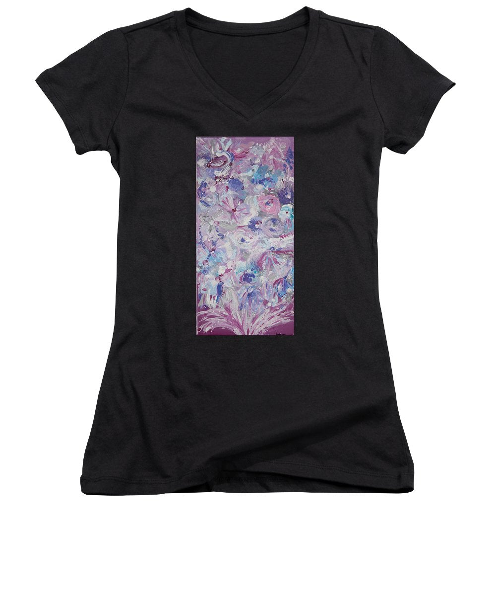 Purple Bloom - Blooming Collection  - Women's V-Neck