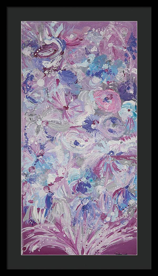 Purple Bloom - Blooming Collection  - Framed Print