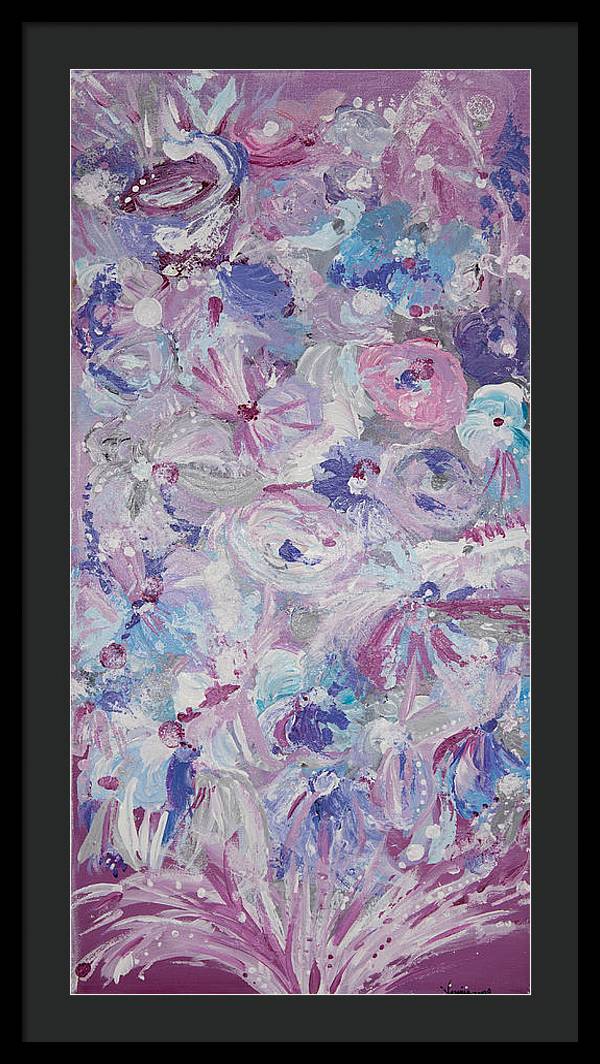 Purple Bloom - Blooming Collection  - Framed Print