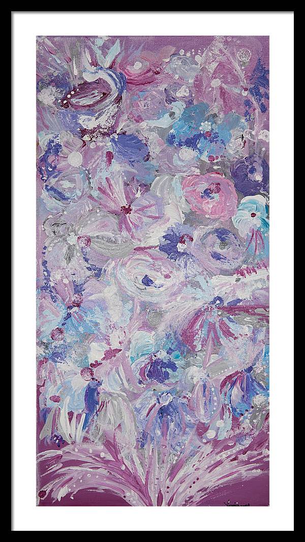 Purple Bloom - Blooming Collection  - Framed Print