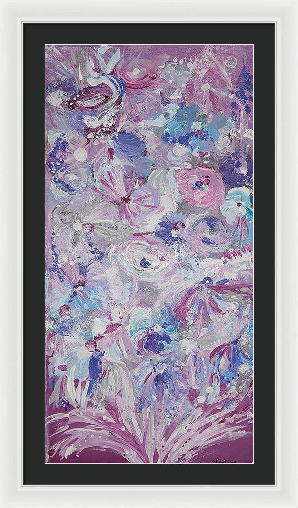 Purple Bloom - Blooming Collection  - Framed Print