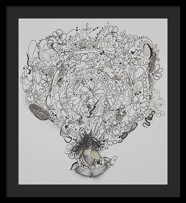 Resents - Zentangle Collection - Framed Print