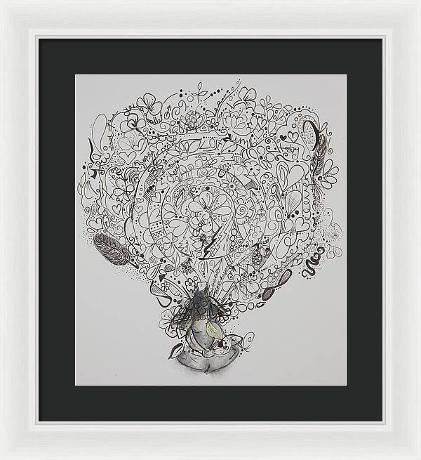 Resents - Zentangle Collection - Framed Print