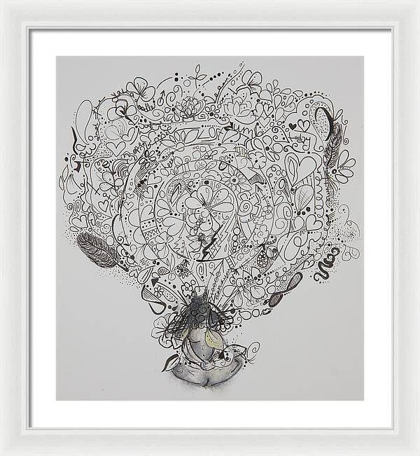 Resents - Zentangle Collection - Framed Print