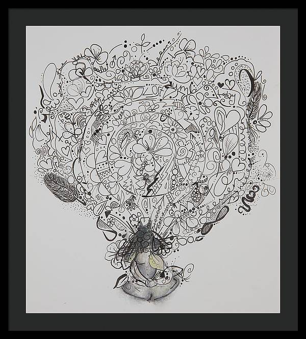 Resents - Zentangle Collection - Framed Print