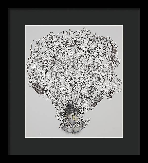 Resents - Zentangle Collection - Framed Print