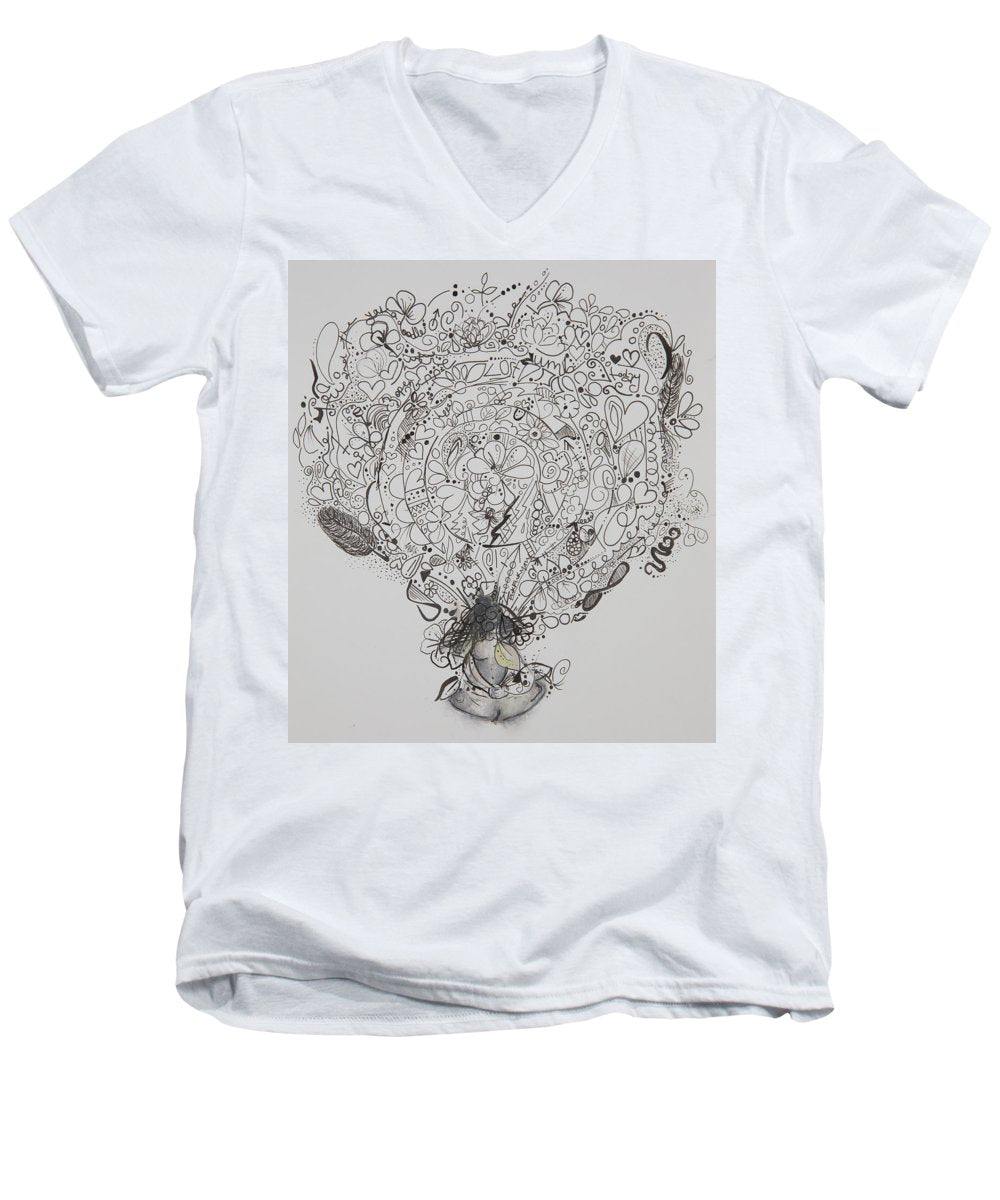 Resents - Zentangle Collection - Men's V-Neck T-Shirt