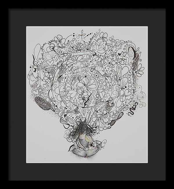 Resents - Zentangle Collection - Framed Print