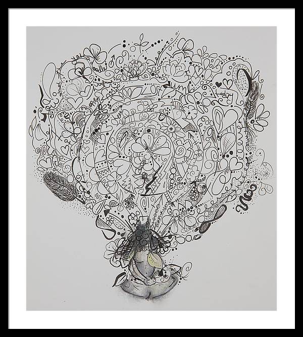 Resents - Zentangle Collection - Framed Print