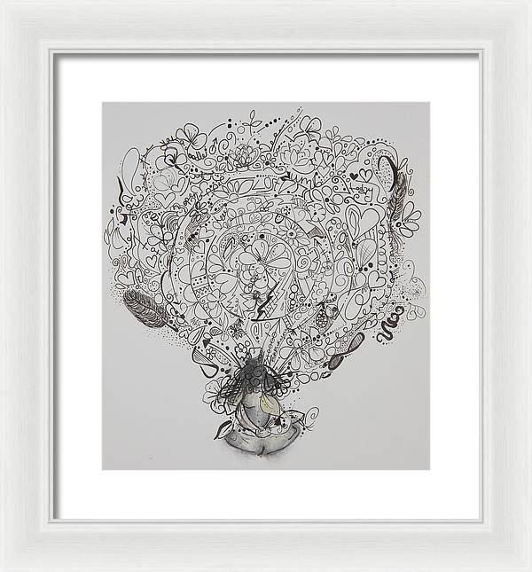 Resents - Zentangle Collection - Framed Print