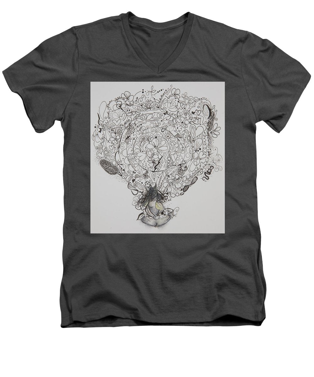 Resents - Zentangle Collection - Men's V-Neck T-Shirt