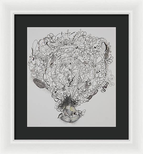 Resents - Zentangle Collection - Framed Print