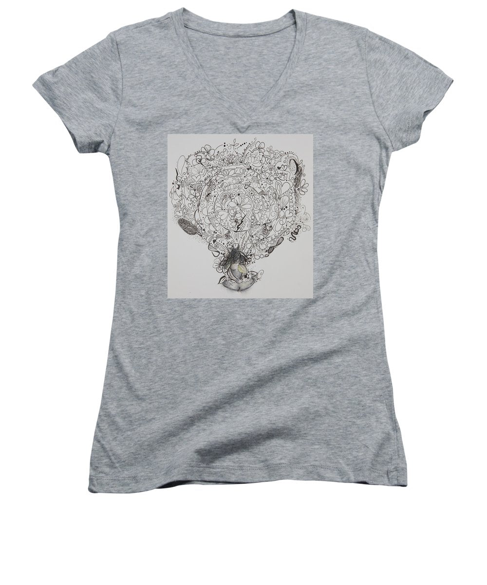 Resents - Zentangle Collection - Women's V-Neck