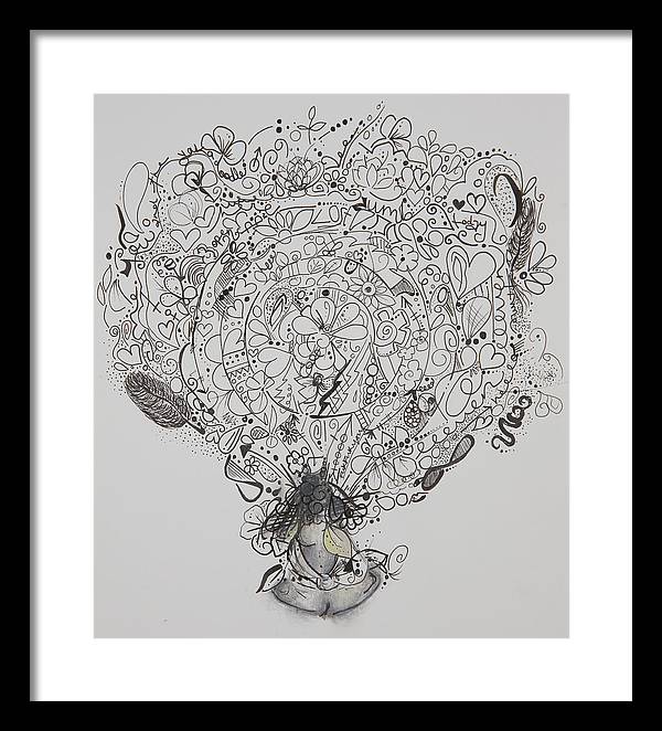 Resents - Zentangle Collection - Framed Print