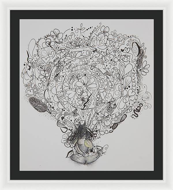 Resents - Zentangle Collection - Framed Print