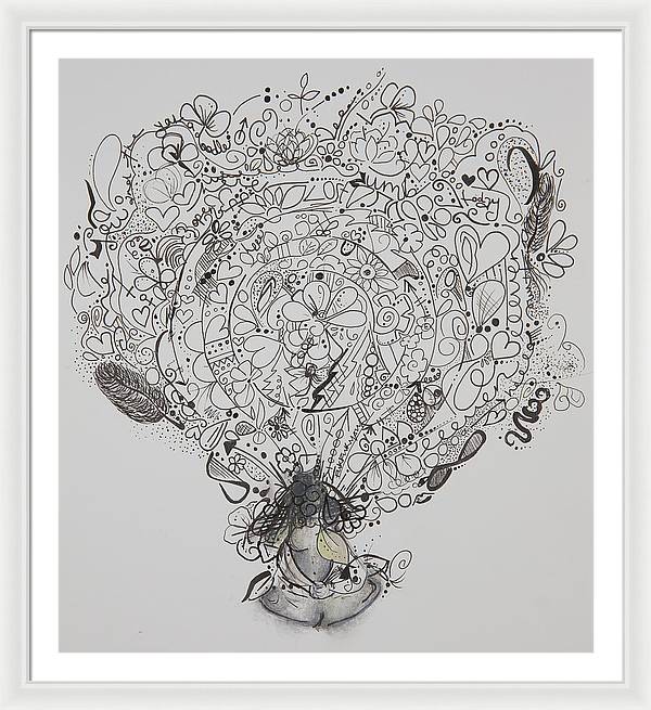 Resents - Zentangle Collection - Framed Print