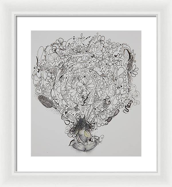 Resents - Zentangle Collection - Framed Print