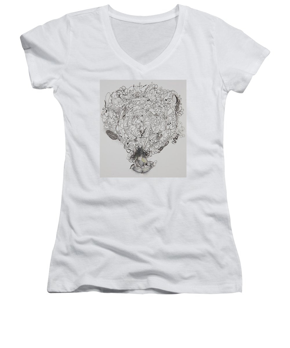 Resents - Zentangle Collection - Women's V-Neck