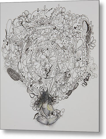 Resents - Zentangle Collection - Metal Print