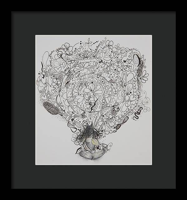 Resents - Zentangle Collection - Framed Print