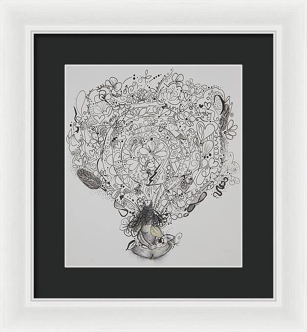 Resents - Zentangle Collection - Framed Print