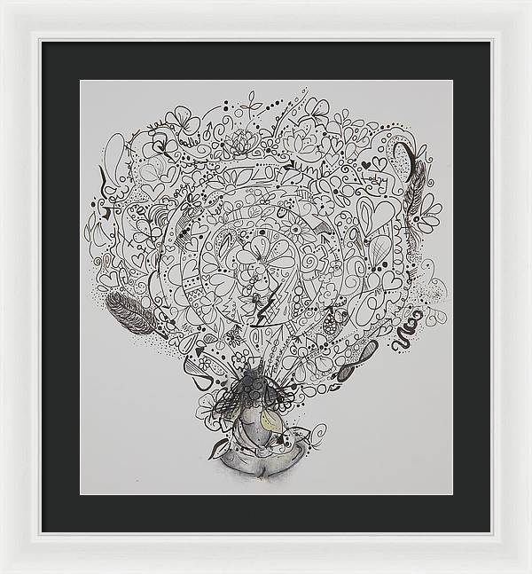 Resents - Zentangle Collection - Framed Print