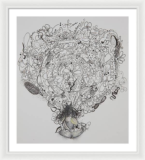 Resents - Zentangle Collection - Framed Print