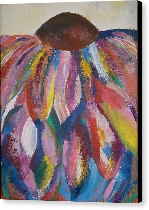 Rainbow Head - Blooming Collection - Canvas Print