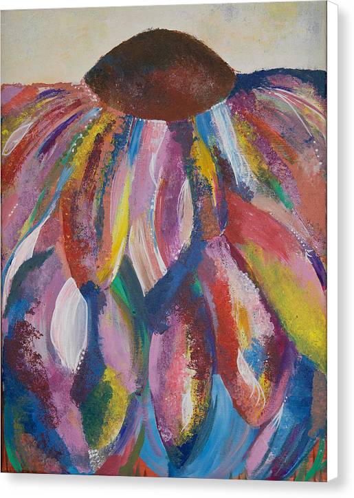 Rainbow Head - Blooming Collection - Canvas Print