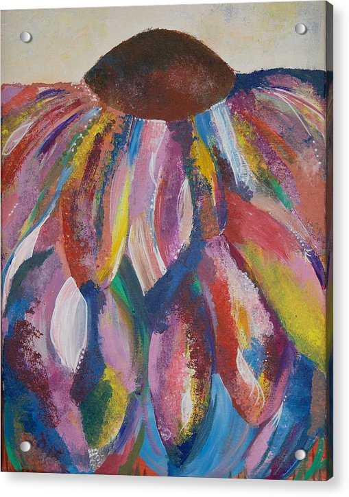 Rainbow Head - Blooming Collection - Acrylic Print