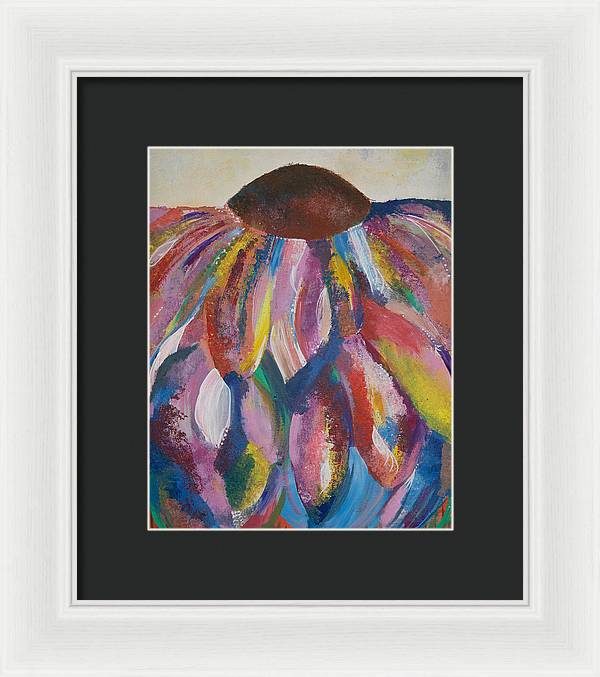 Rainbow Head - Blooming Collection - Framed Print