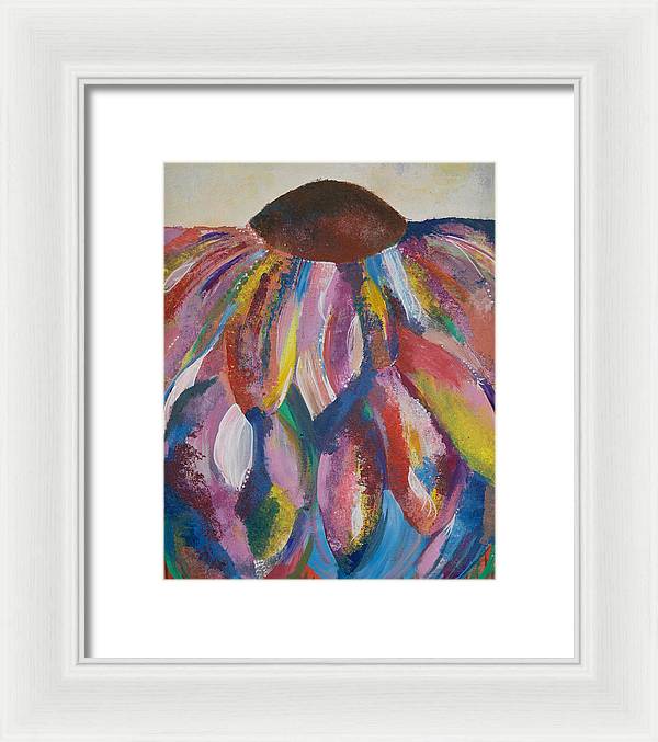 Rainbow Head - Blooming Collection - Framed Print