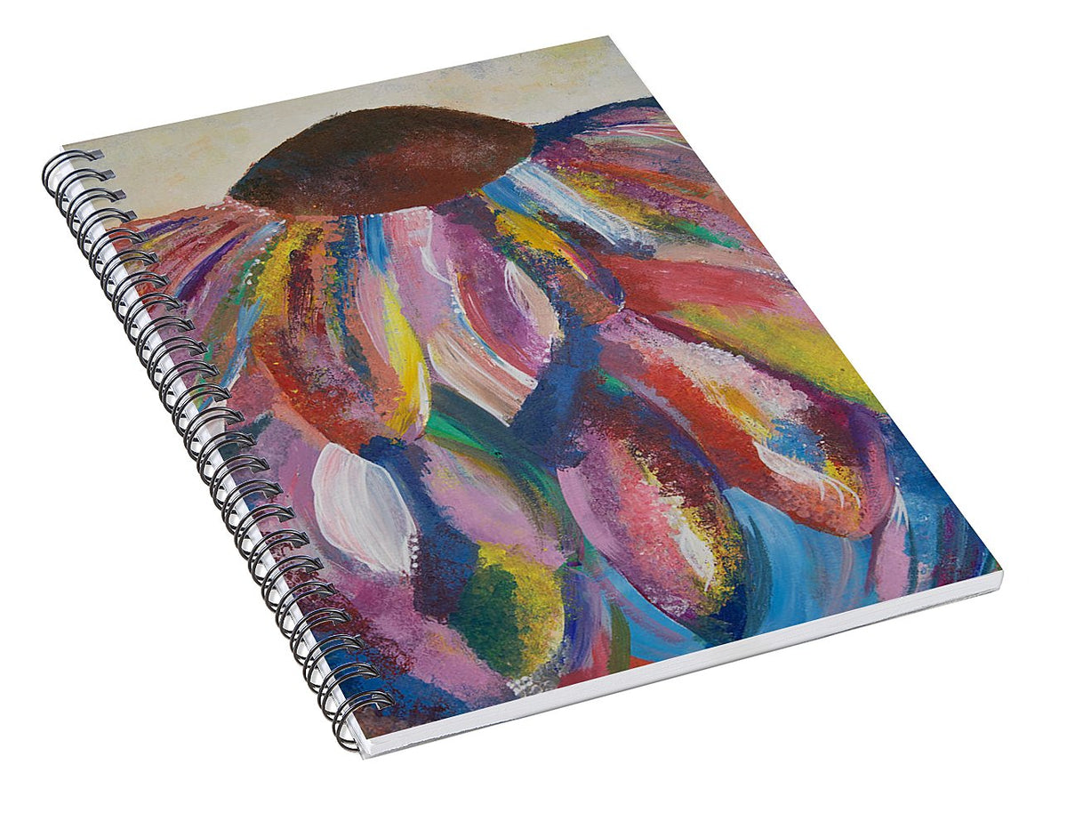 Rainbow Head - Blooming Collection - Spiral Notebook