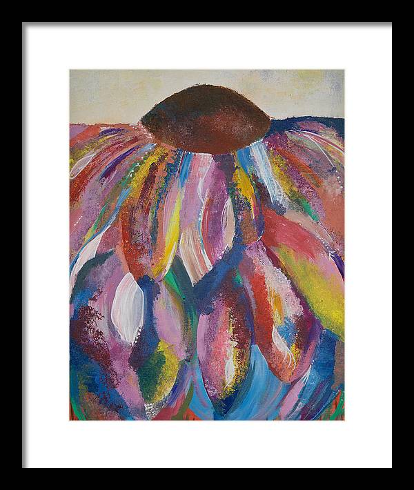 Rainbow Head - Blooming Collection - Framed Print